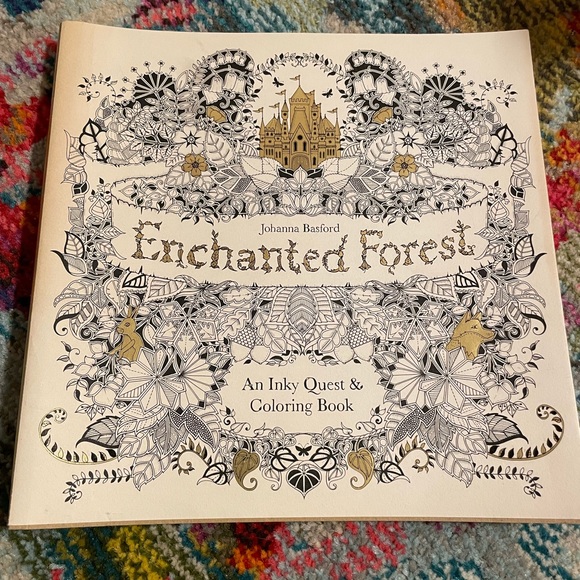 Enchanted Forest Adult Coloring Book by Johanna Basford - Picture 1 of 6
